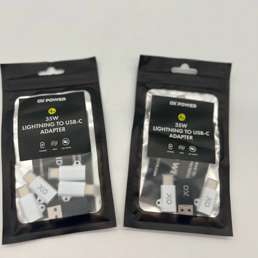 Ox power 2x 35w light to usb-c adapter 2pks